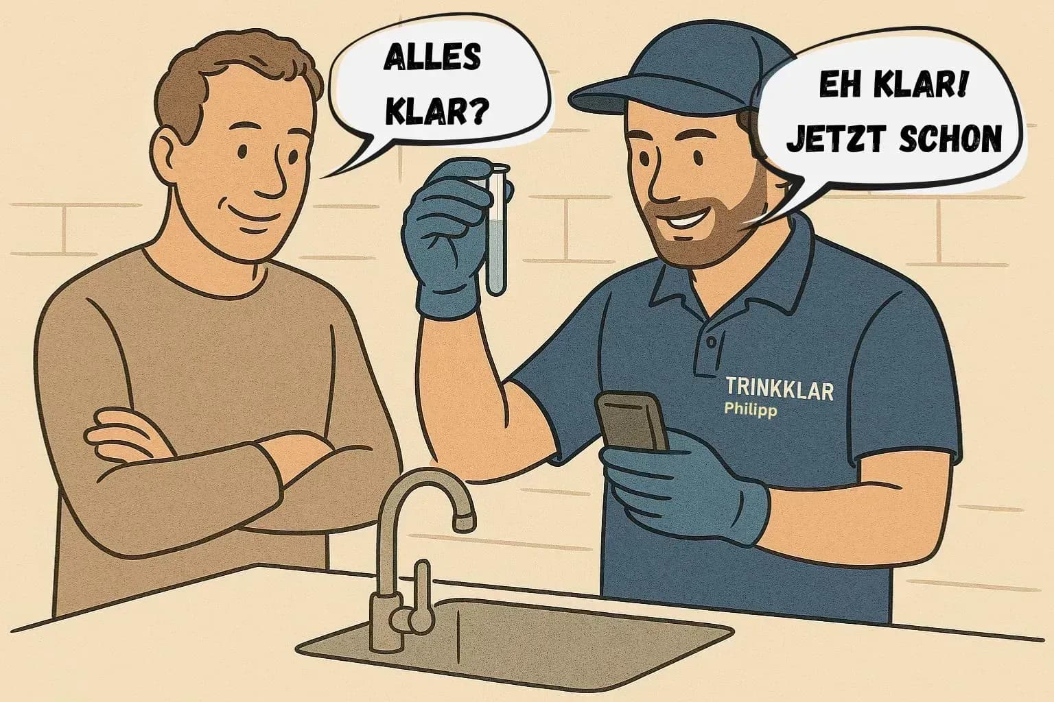 Leitungswasser testen in Österreich - Wasserqualität zu Hause prüfen lassen